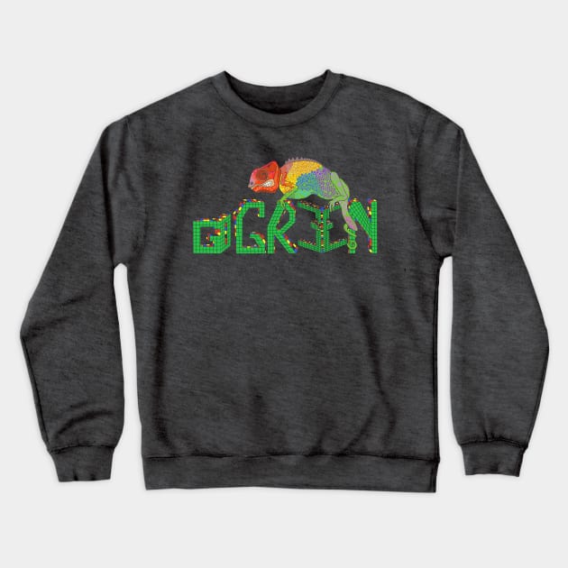 Go Green Crewneck Sweatshirt by MisconceivedFantasy